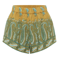 Boteh - Lucent Linen Shorts | Green