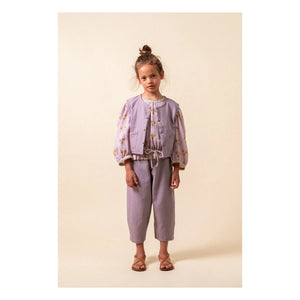 birinit - Vintage Cotton Sleeveless Jacket | Plum