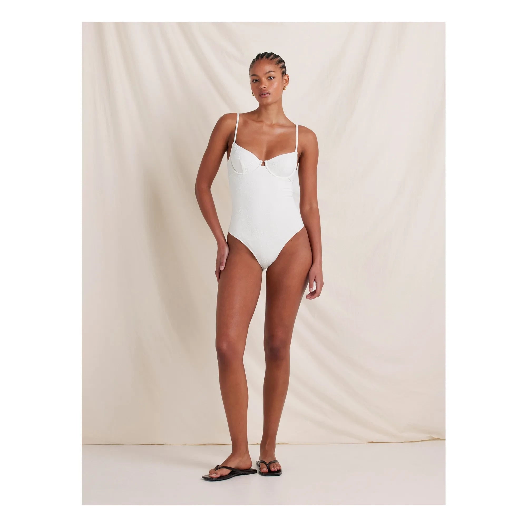 Peony - Malla Jersey de Fibra Reciclada por Excelencia, 1 Pieza | Blanco