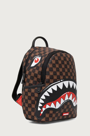 Sprayground - Mochila Marrón de Tiburones en París 910B9305NSZ