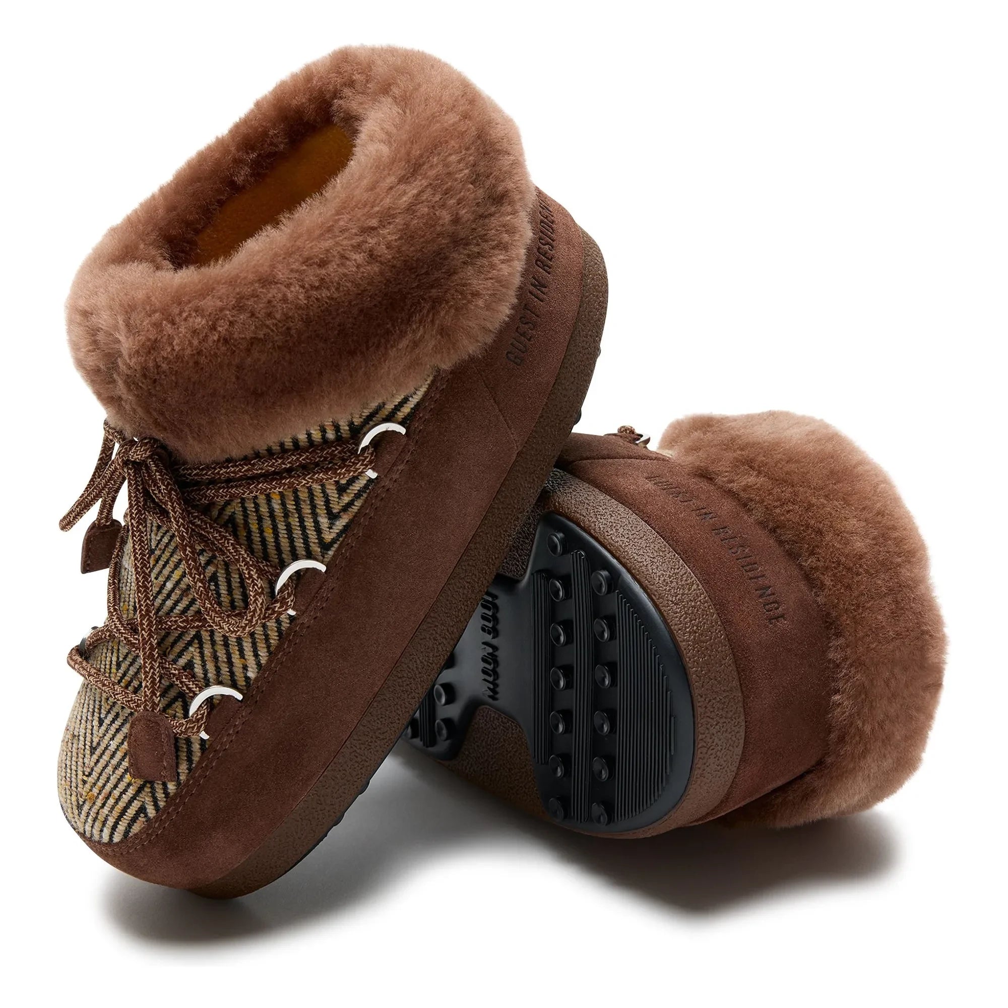 Moon Boot - MB x Guest in Residence Chalet Terlikleri | Chocolate