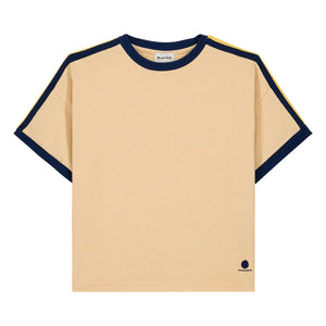 We Are Kids - Taylor Kontrast Bio-Baumwoll T-Shirt | Beige