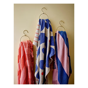 Bloomingville - Eviaya Recycled Cotton Throw | Blue
