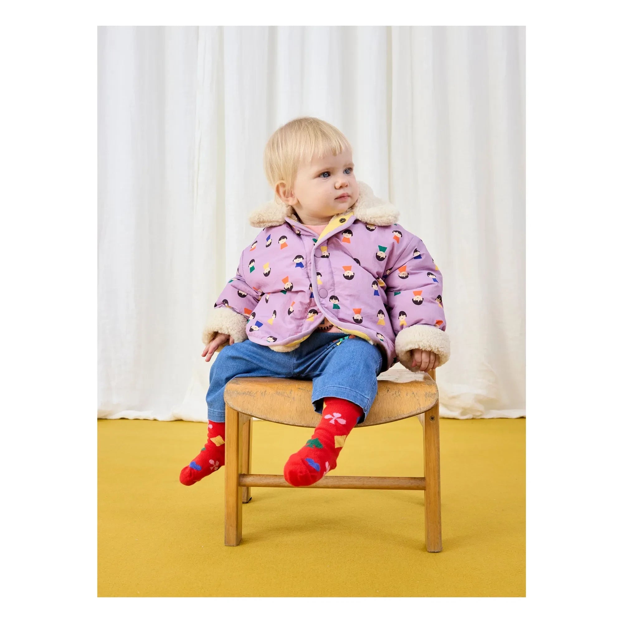 Bobo Choses - Çift Taraflı Sherpa Ceket Geri Dönüştürülmüş Elyaf | Leylak