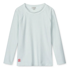 Liewood - Camiseta Noah Seersucker con protección UV | Azul claro