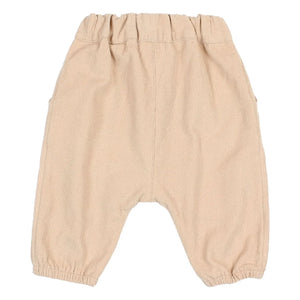 Búho - Soft Velours Bio-Baumwollhose | Sand