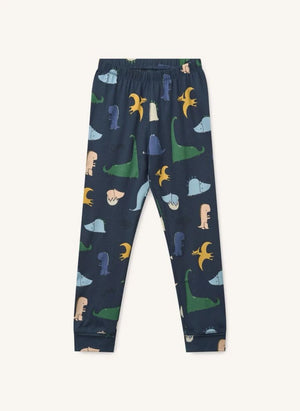 Liewood - Wilhelm Dinosaurs Organik Pamuklu Pijama | Lacivert