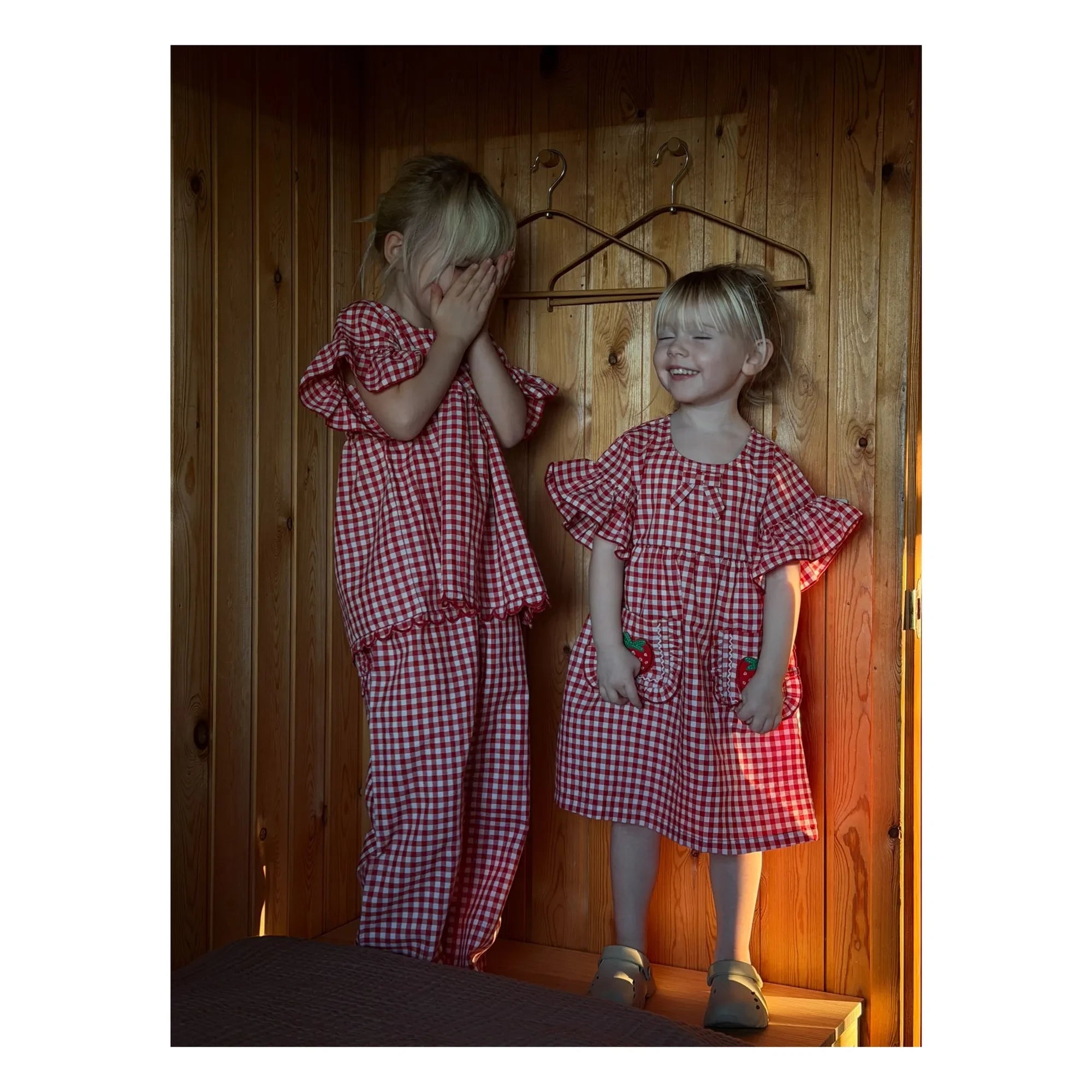 SISSEL EDELBO - Charlène Vichy Blouse - Kids Collection | Red
