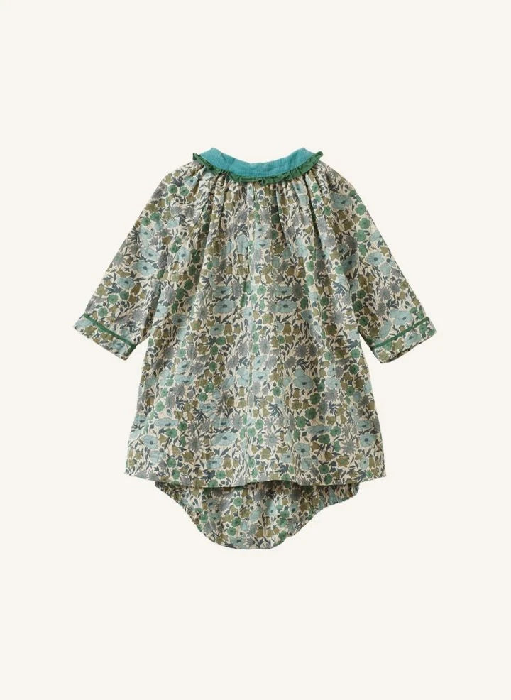 Caramel - Vestido Bebé Verdite Liberty | Verde