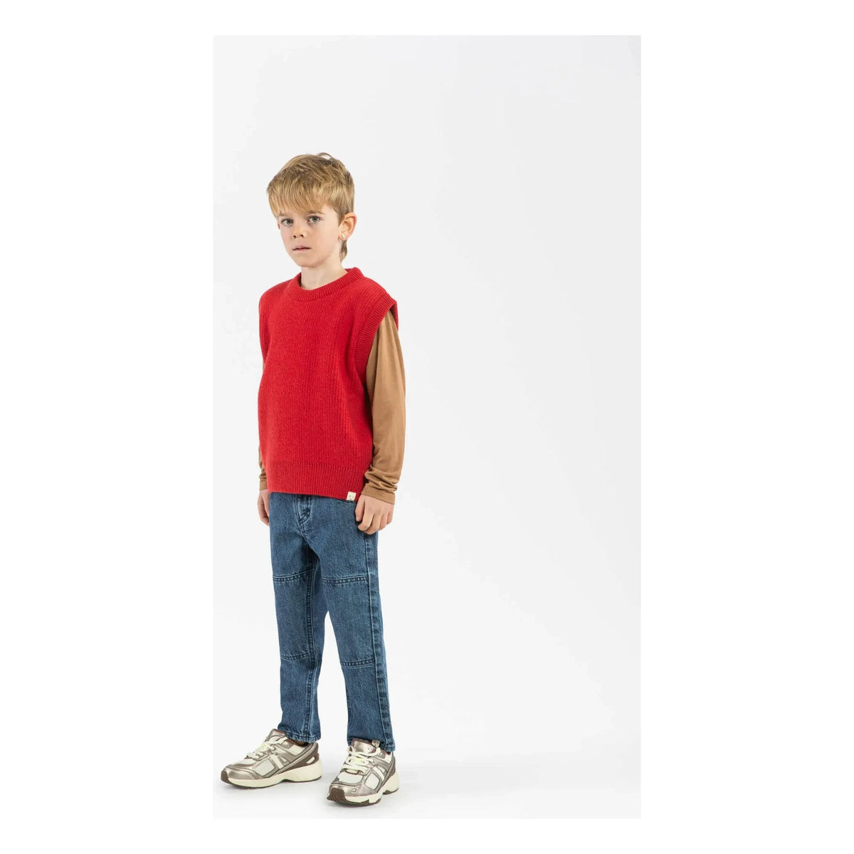 Matona - Jersey de lana sin mangas | Rojo