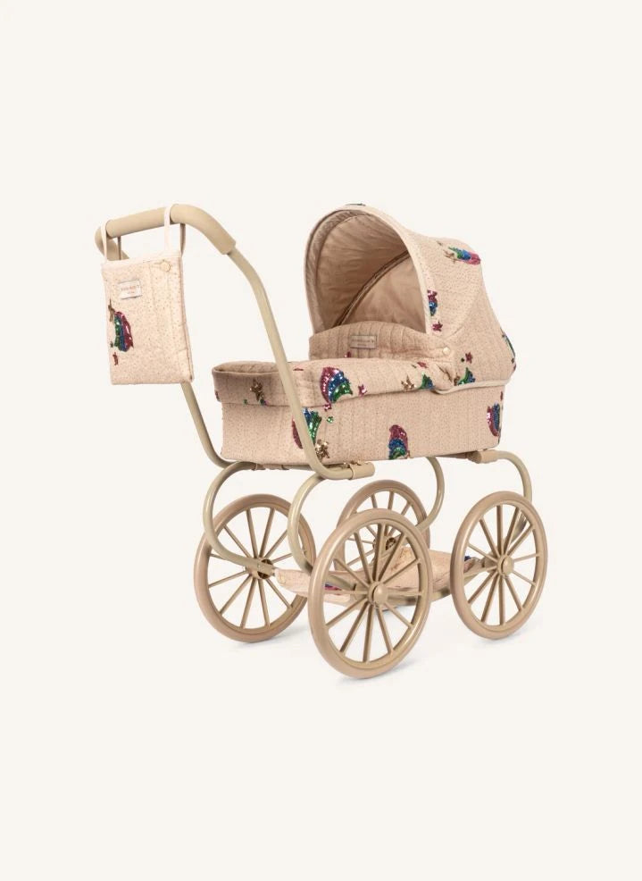 Konges Sløjd - Cochecito Minnie Estrella Arcoíris para muñecas