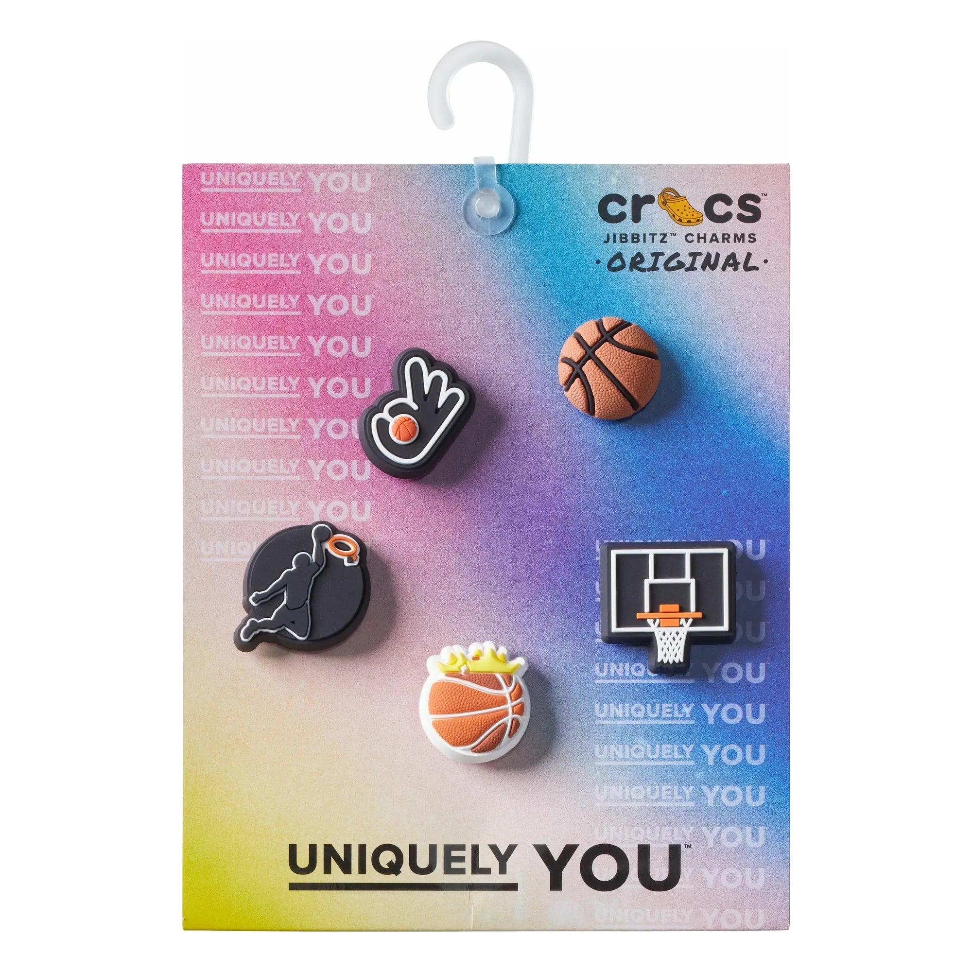 Crocs - 5'li Jibbitz Basketbol Seti | Siyah