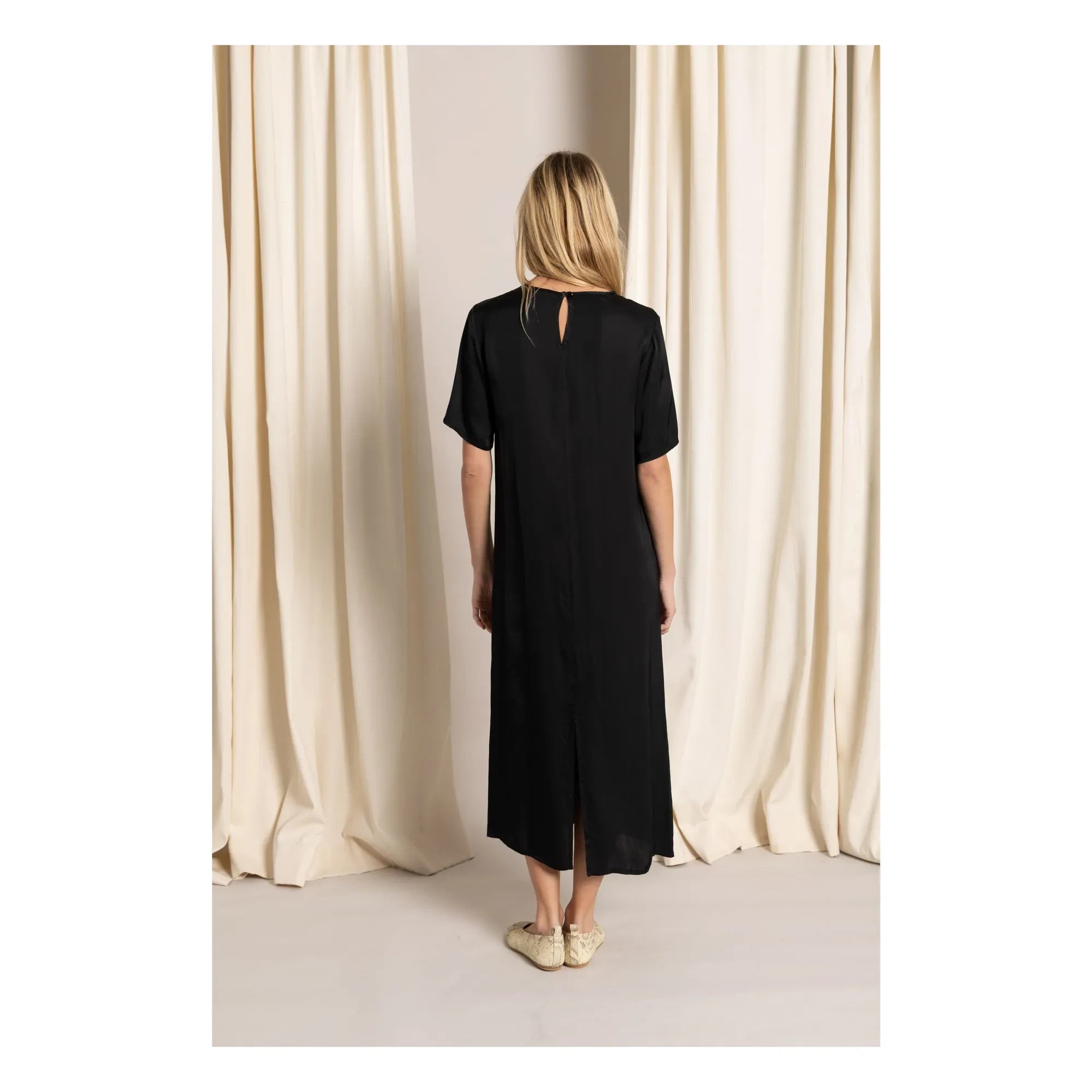 Smallable Woman - Edith T-shirt elbise | Siyah