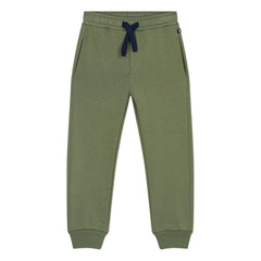 Petit Bateau - Düz polar jogger | Haki