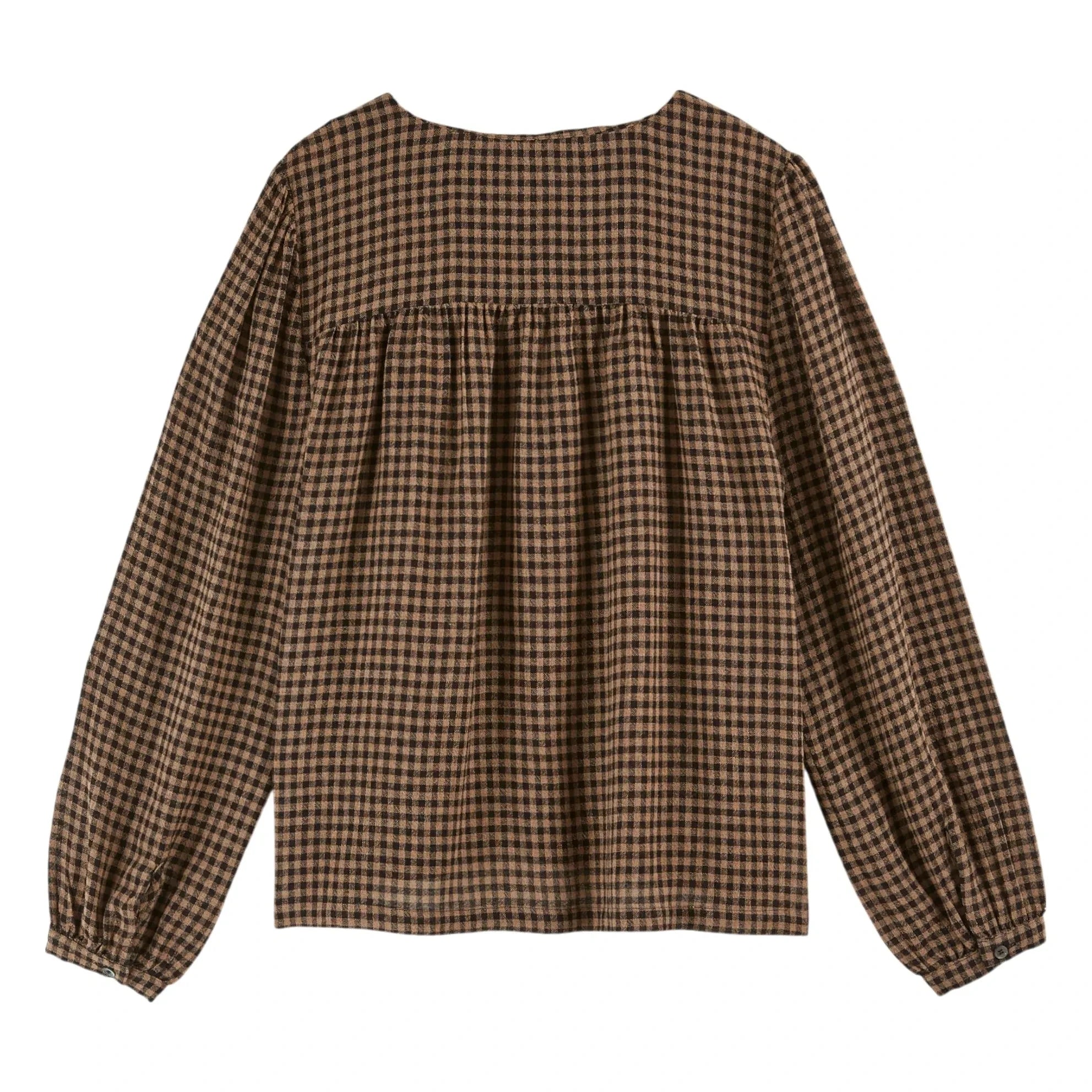 Emile et Ida - Blusa Constance Vichy | Marrón