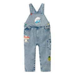 Goldie + Ace - Goldie + Ace x Schtroumpfs Denim Overalls | Blue