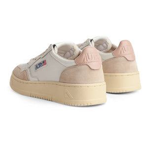Autry - Medalist Düşük Deri/Süet Sneakers | Soluk Pembe