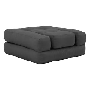 Karup Design - Children's Cube Pouf | Dark Gray