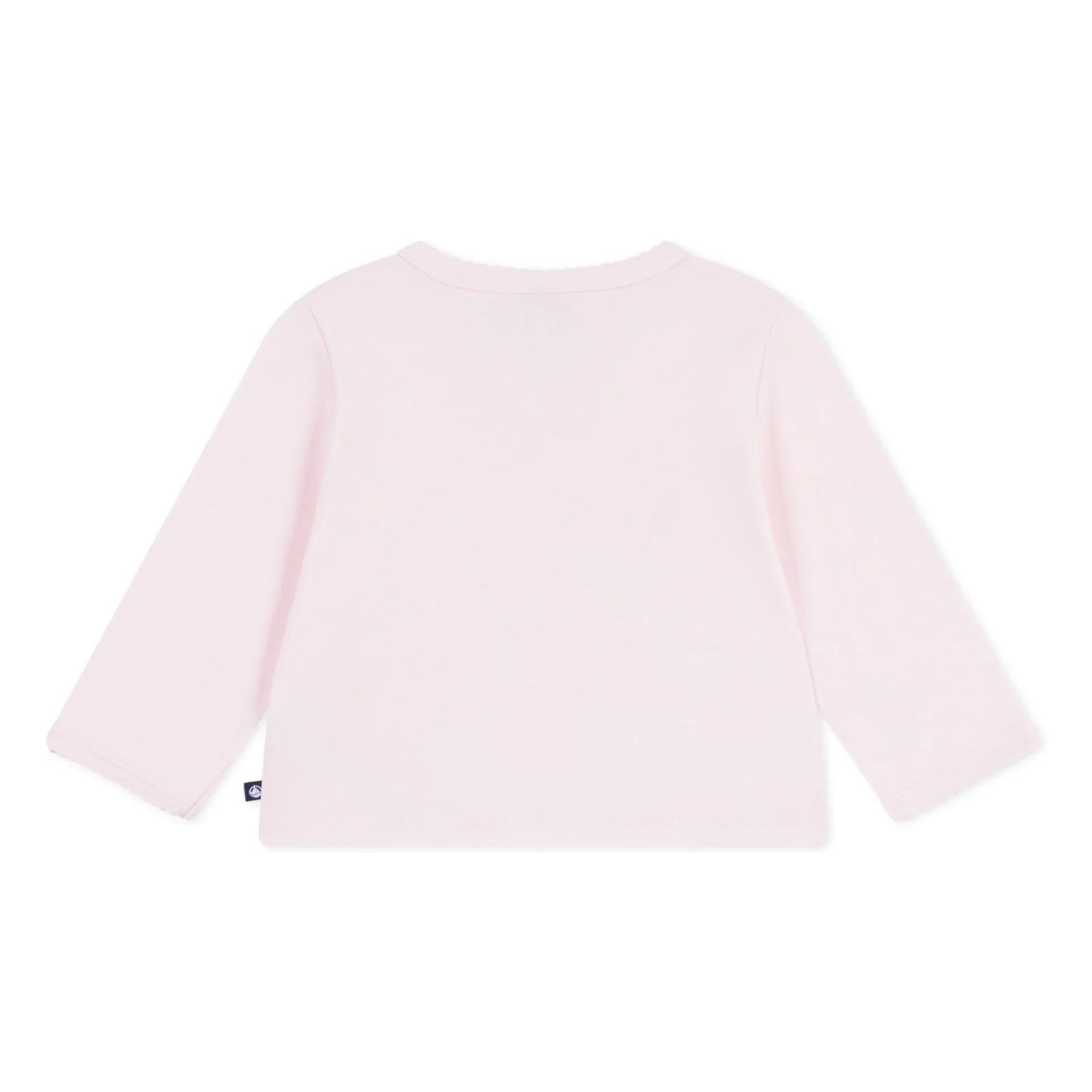 Petit Bateau - Einfache Weste | Blassrosa