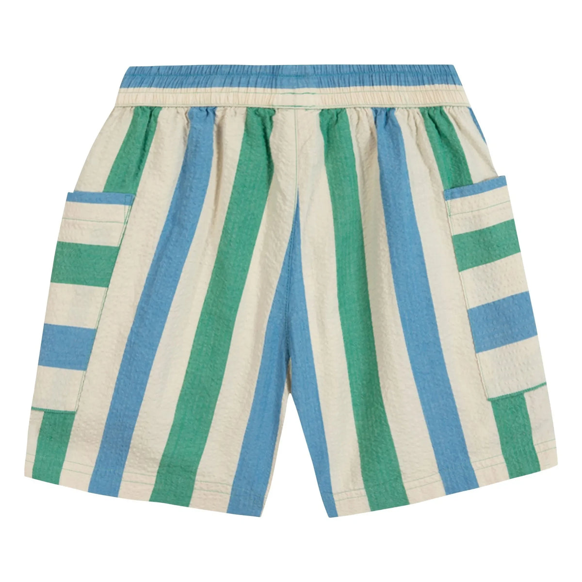 Bonton - Bermuda Lois Striped with Pockets | Ecru