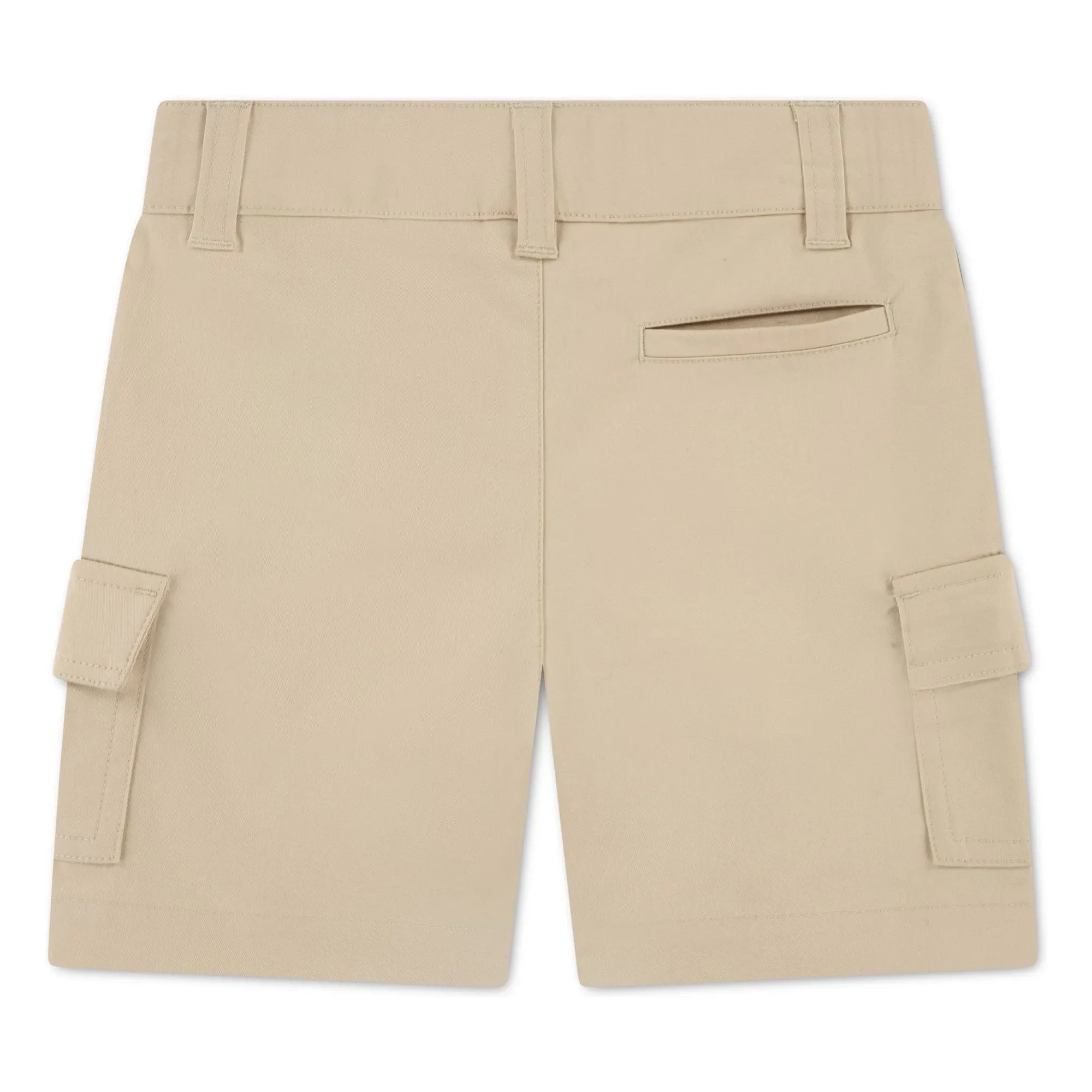 Lacoste - Organik Pamuk Kargo Bermuda Şort | Bej