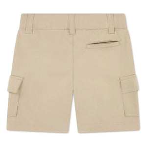 Lacoste - Organik Pamuk Kargo Bermuda Şort | Bej