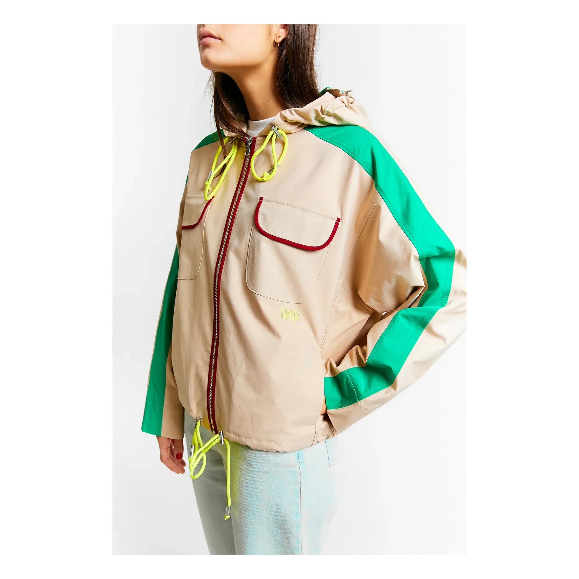 Indee - Chaqueta Colorblock Sunny | Natural