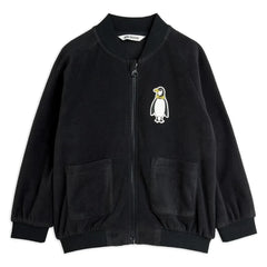 Mini Rodini - Penguins Jacke aus recycelten Fasern | Schwarz