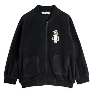 Mini Rodini - Penguins Jacke aus recycelten Fasern | Schwarz