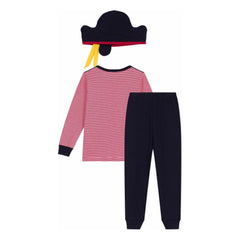 Petit Bateau - Korsan Pijama ve Maske Seti | Mavi