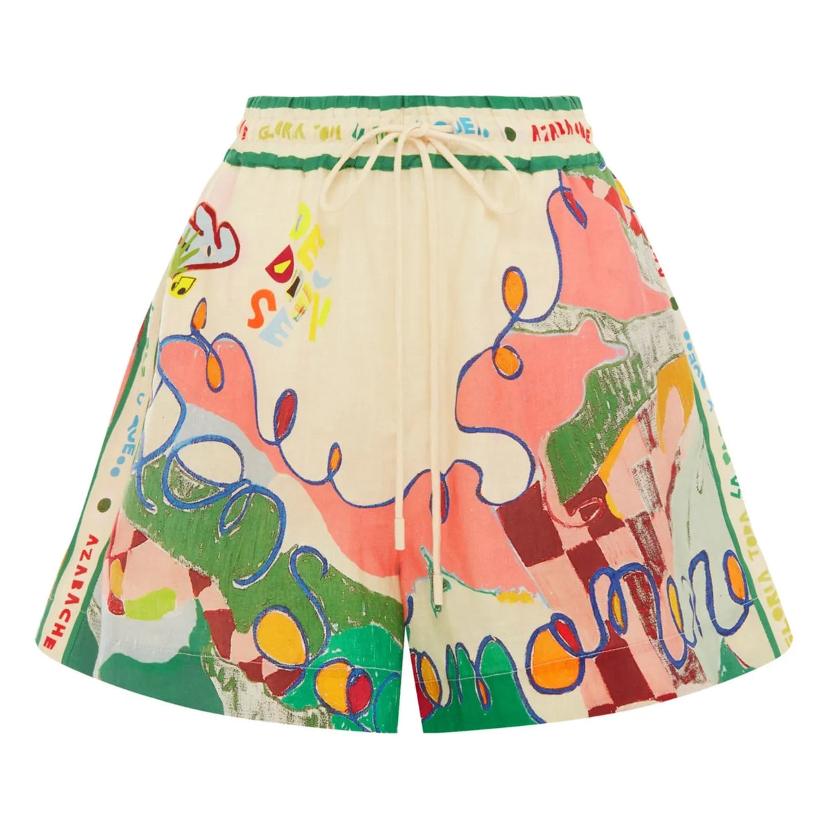 Alémais - Nadia Leinen-Shorts | Grün