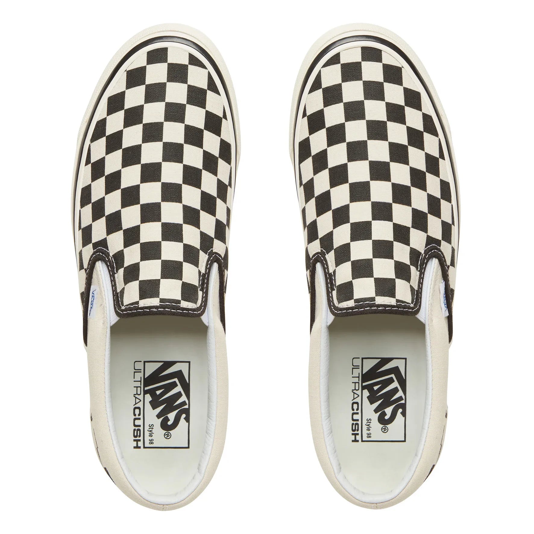Vans - Checkerboard Classic Slip-On 98 DX Sneakers | Siyah