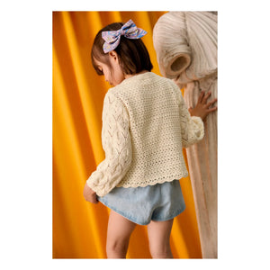 Louise Misha - Chai Ajour-Weste | Creme