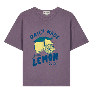 We Are Kids - Dylan Daily Camiseta de algodón orgánico | Morado