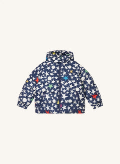 Stella McCartney Kids - Mavi Yıldızlar Şişme Mont
