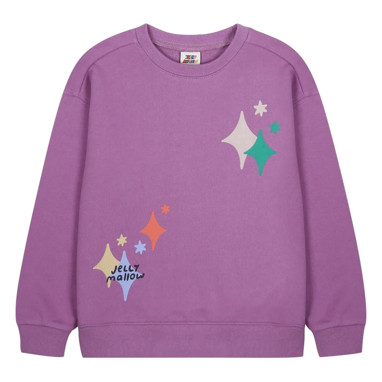 Jelly Mallow - Boyalı Sweatshirt | Mor