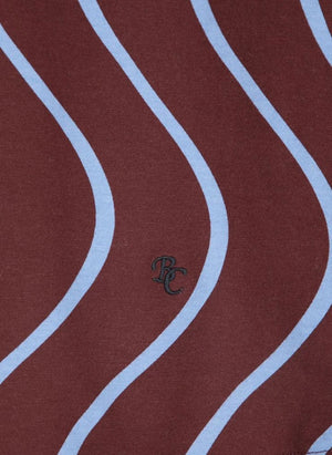 Bobo Choses - Top in cotone biologico a righe psichedeliche | Bordeaux
