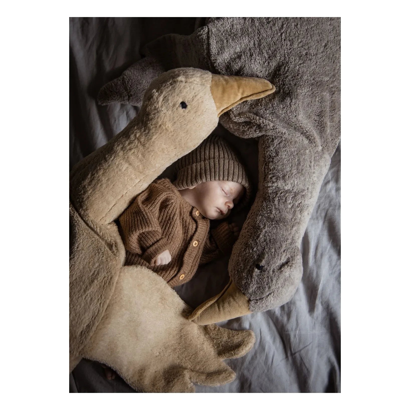 Senger Naturwelt - Ganso de peluche grande | Beige