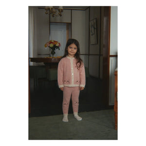 Konges Sløjd - Pantalones de lana Kitty Chats | Rosa