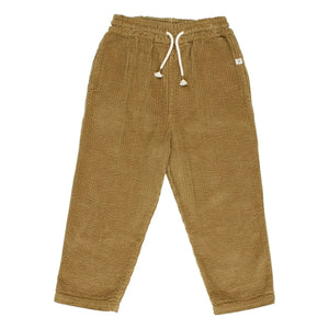 Búho - Pantalón de Terciopelo para Niña | Mostaza