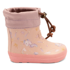 bisgaard - Botas de lluvia barefoot con unicornio | Rosa