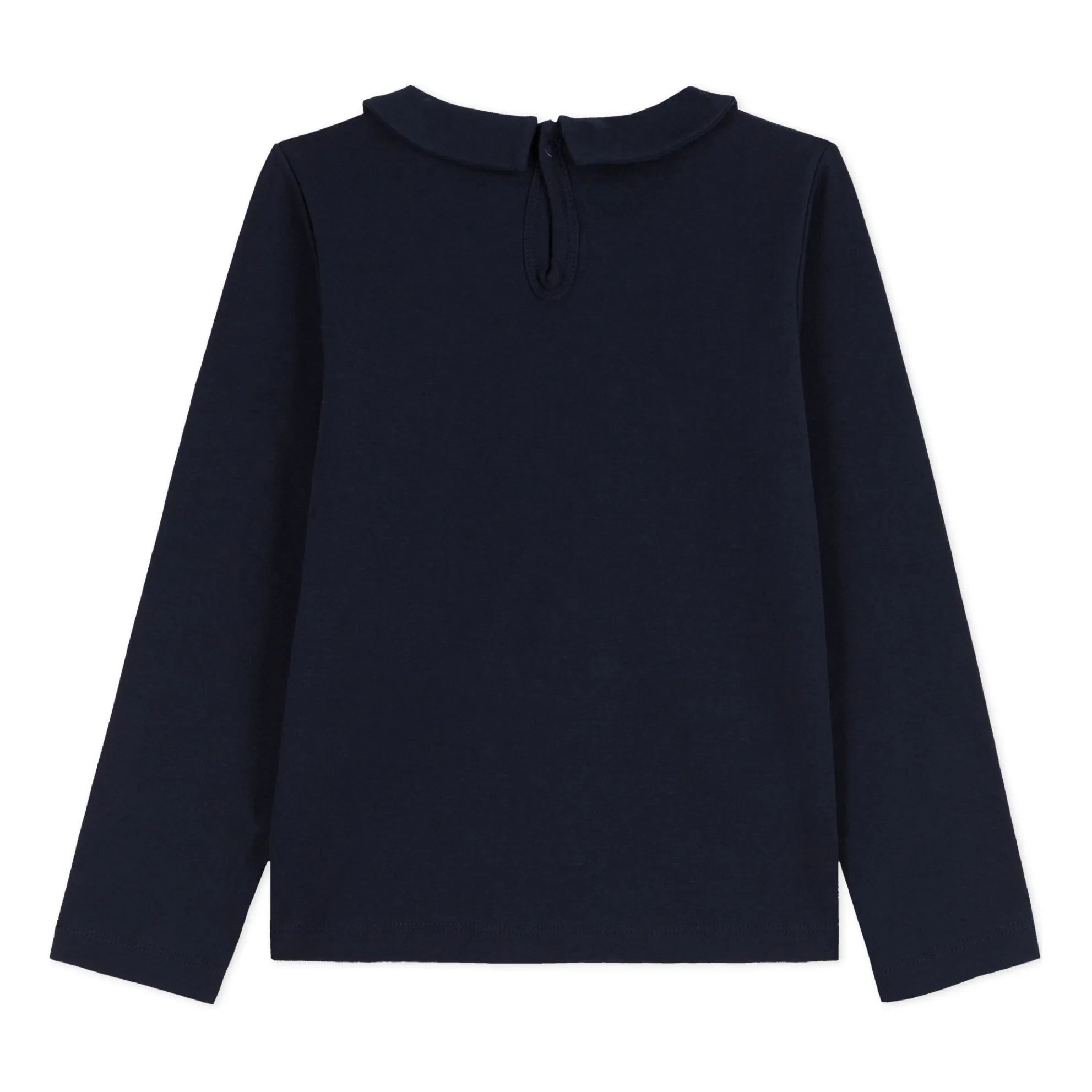 Petit Bateau - Coving Peter Pan Yaka Tişört | Lacivert