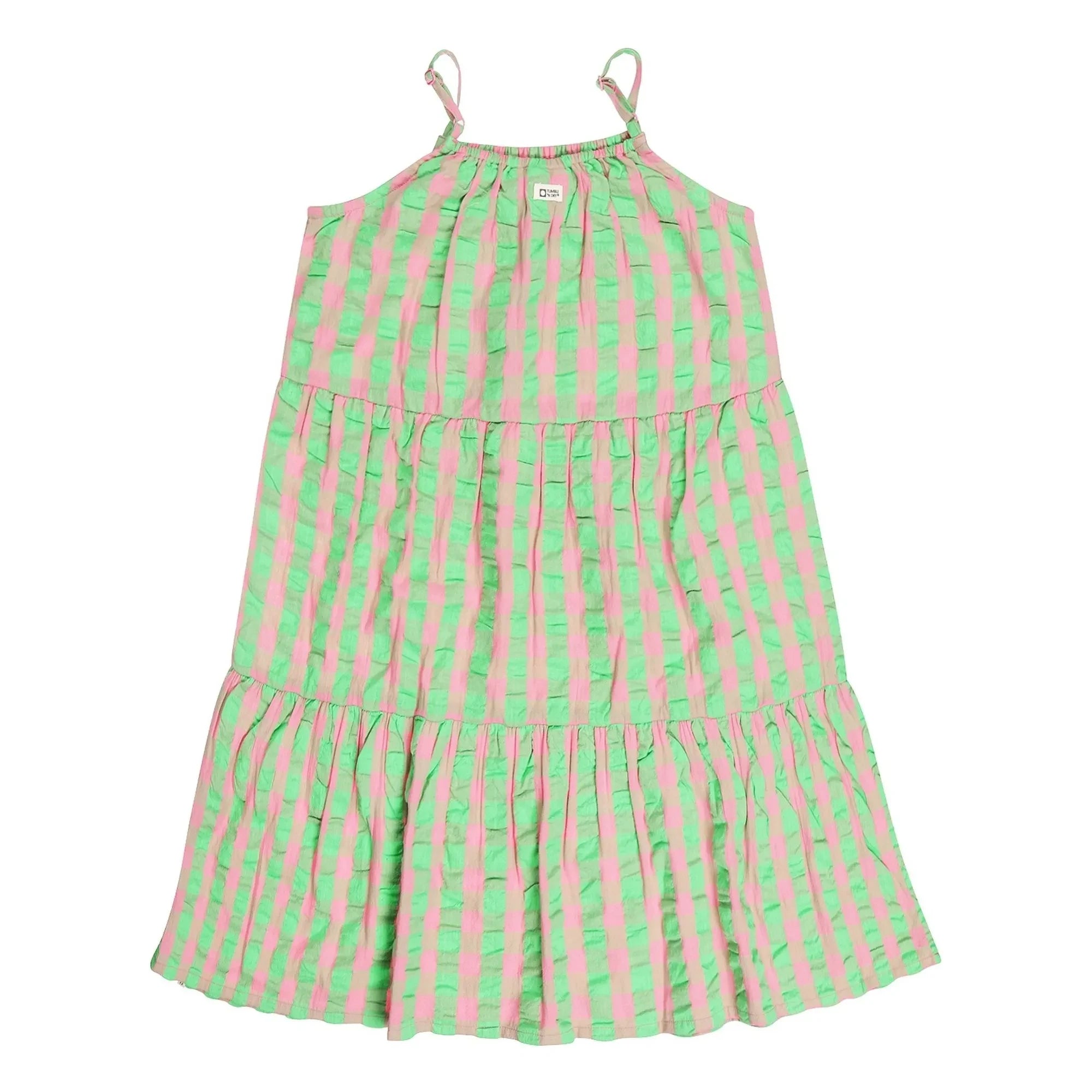 Tumble N'Dry - Vestido a cuadros Olinda | Verde