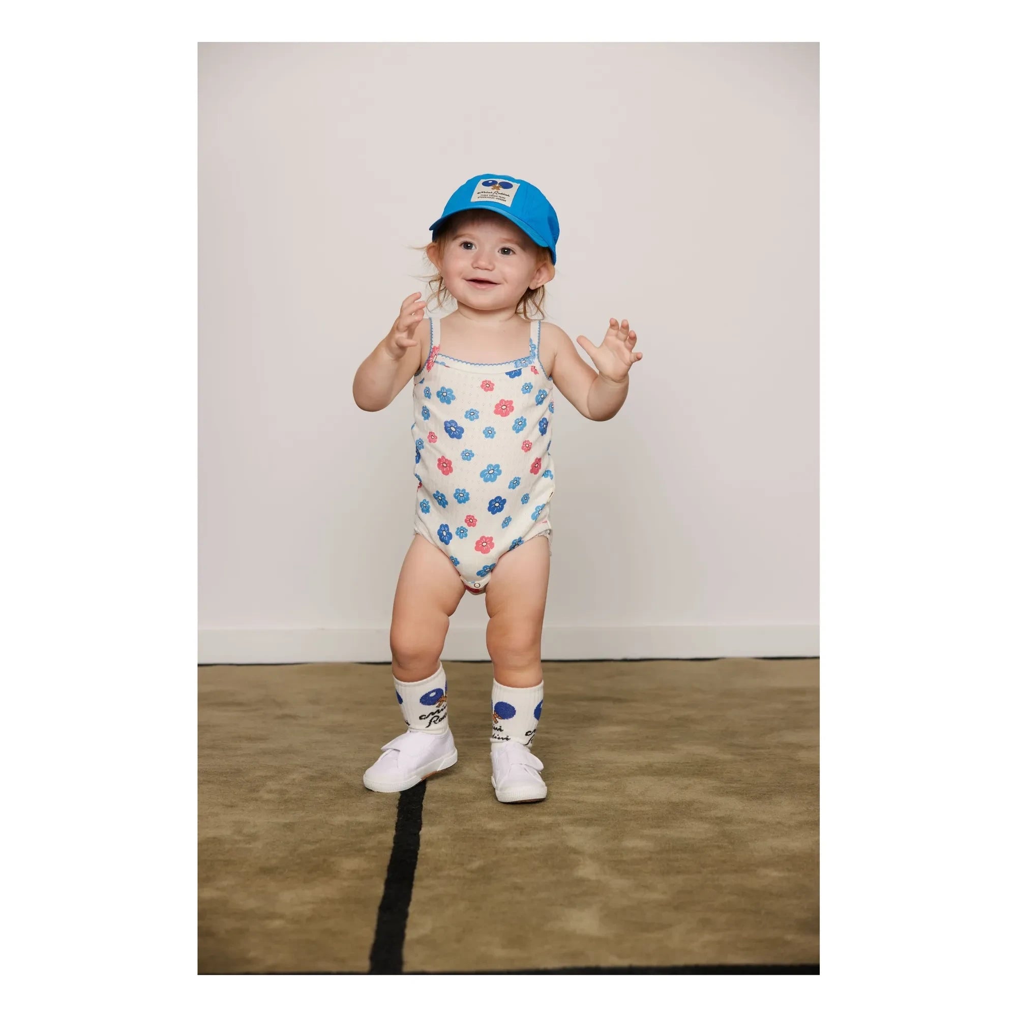 Mini Rodini - Bio-Baumwolle 7er Pack Ping Pong Socken | Blau