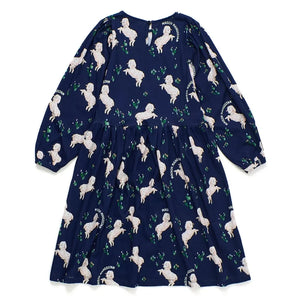 Maison Mangostan - Vestido Oveja | Azul Oscuro