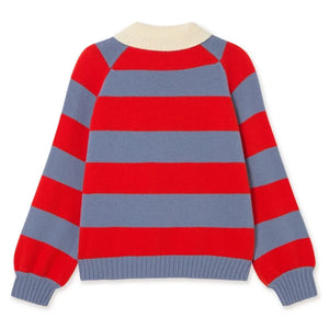 The Tiny Big Sister - Frank Laine Striped Sweater | Orange
