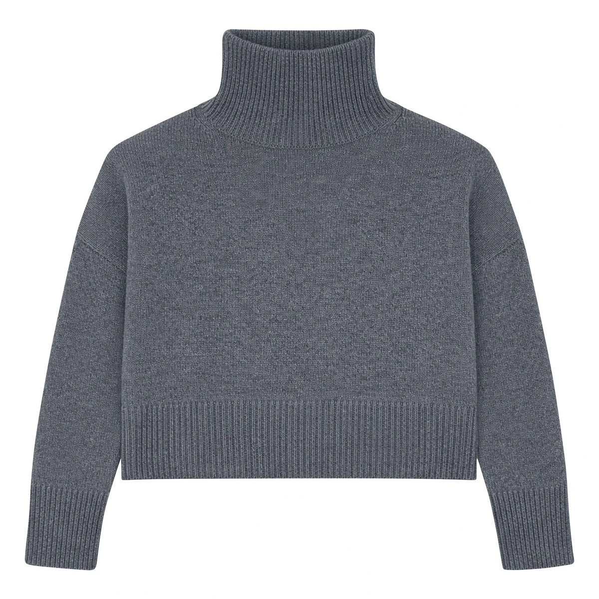Kujten - Ulla Crop Kaşmir Kazak | Gri