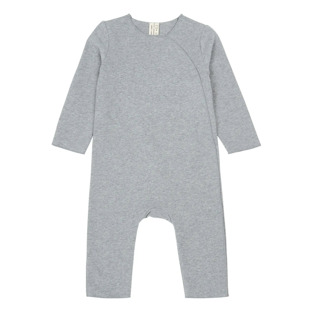 Gray Label - Uzun kollu organik pamuklu pijama | Gri