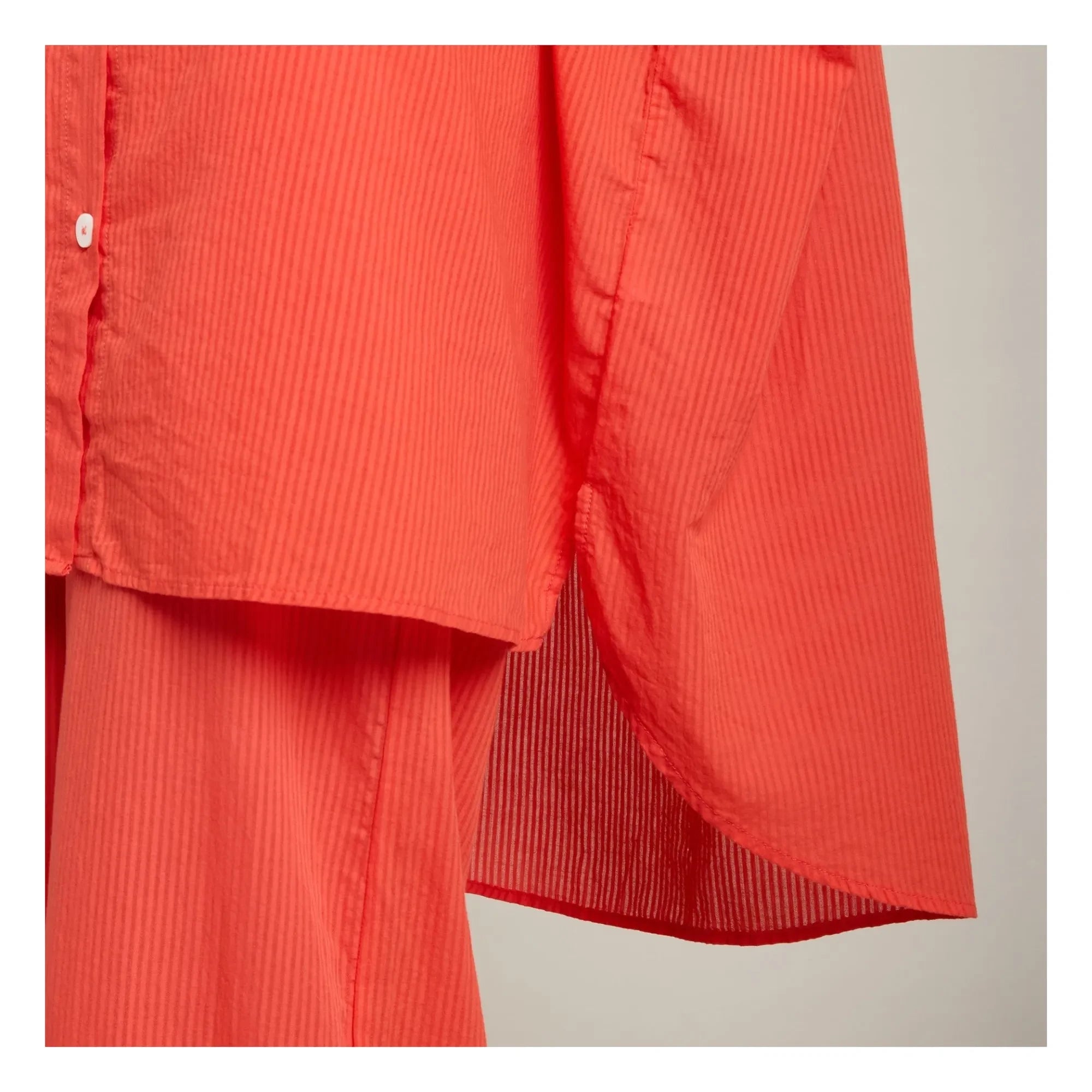 Maison Saint Julien - Ramatuelle Voile de Coton Gömlek | Coral