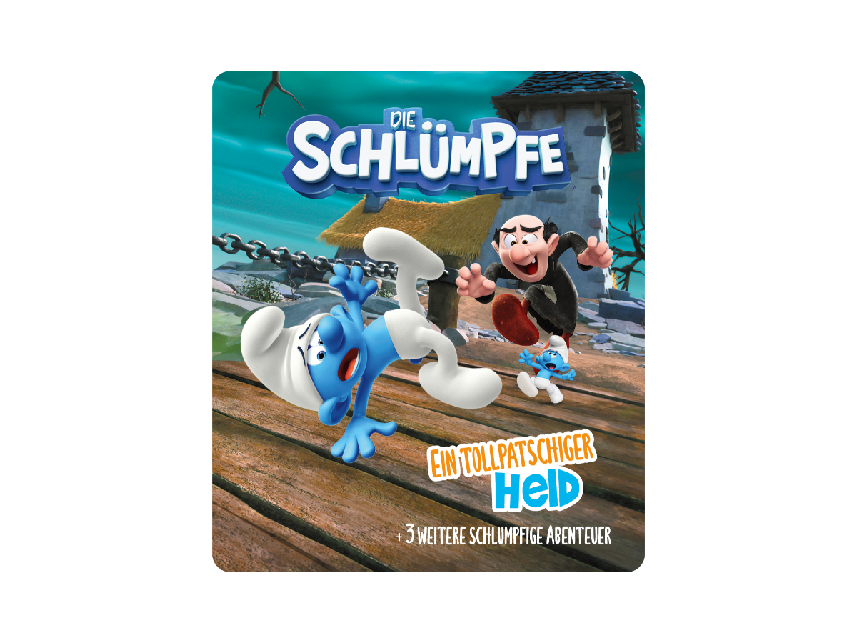 Tonies - Almanca Sakar Bir Kahraman ve 3 Diğer Şirin Macera - The Smurfs